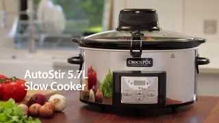 Crock Pot 57L Digital Autostir Slow Cooker CSC012 [upl. by Eoz]