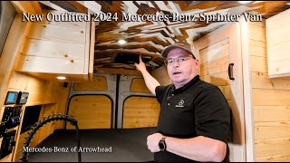 New Outfitted 2024 MercedesBenz Sprinter Van Features and Walkaround [upl. by Iseabal]