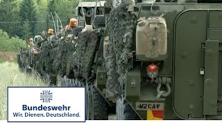 BundeswehrMarsch nach Estland  Saber Strike 2016 [upl. by Alliuqal]