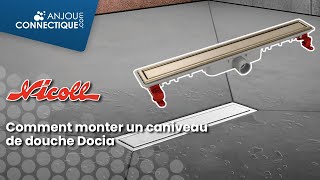 Comment monter un caniveau de douche Docia Nicoll [upl. by Atinihs904]