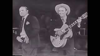 Jimmy Wakely And Bob Hope Perform A Comedy Bit [upl. by Nomzed587]