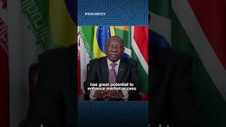 BRICS must create an environment for advancement of digital technology Ramaphosa stated [upl. by Nilya]