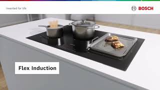 Bosch Hob Features  Flex Induction [upl. by Duester]