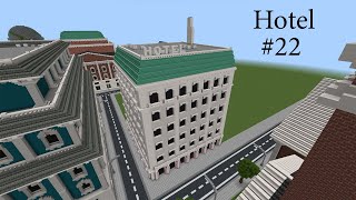 Lets Build A City Ep 22 Hotel  Minecraft Speed Build [upl. by Jen]