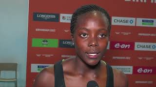 RACHEL ACHIENG SPEAKS AFTER WEIGHTLIFTING COMPETITION IN BIRMINGHAM [upl. by Ginnifer]