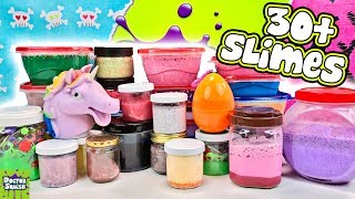 Mixing HUGE Slime Smoothie 30 Satisfying Slimes [upl. by Aeresed]