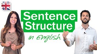 English Sentence Structure  English Grammar Lesson [upl. by Eat360]