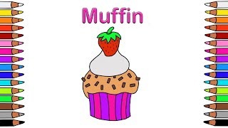 Ausmalbilder für Kinder 🎨​ Malbuch für Kinder 🎂​ Malbuch für Kinder zum Ausdrucken 🎂​ Muffin [upl. by Goltz]