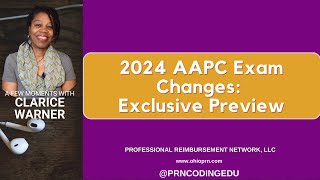 Sneak Peek AAPCs CPC Exam Changes in 2024 [upl. by Krebs]