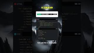 How to create quotIcon Barquot html css codetomato [upl. by Adamek]