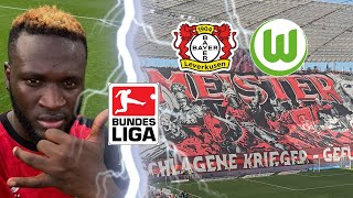 LEVERKUSEN VS WOLFSBURG HIGHLIGHTS  DRAMATISCHES TORE SPEKTAKEL BEI BAYER  BUNDESLIGA STADIONVLOG [upl. by Nivlac591]