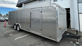 Reskinning an Enclosed Car Trailer Building a new car hauler Part 2 [upl. by Ycats]