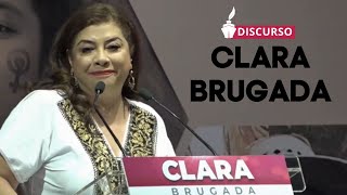 Discurso de Clara Brugada en reunión con intelectuales de izquierda [upl. by Gnoy]