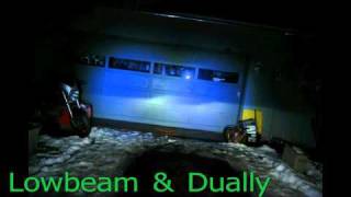 Rigid Dually 2x2 vs Lightforce vs HID Night shot comparison [upl. by Maxama638]