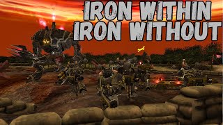 Iron Warriors  Chaos Marines  Renegade Guard Vs Imperial Fists x2  DoW Unification Mod [upl. by Brady]