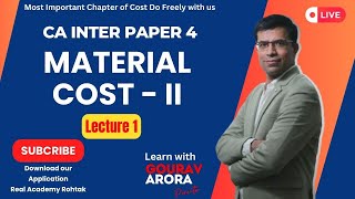 Material CostII Lecture 1 [upl. by Imtiaz328]