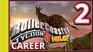 Rollercoaster Tycoon 3 Career  Wild  Part 2 [upl. by Aicilec514]