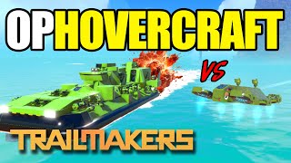 EPIC Battle Supercharged Hovercraft Takes On Tiny Rival in Trailmakers Multiplayer [upl. by Gladis]