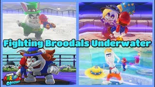 What If You Fight All Broodals UNDERWATER  Super Mario Odyssey [upl. by Paviour]