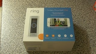 Ring Doorbell Pro UK  Unboxing and setup [upl. by Nirraj]