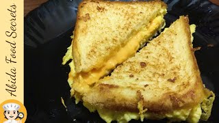 Juicy Double Cheese Mozzarella Cheddar Toast Sandwich Recipe  Easy Cheese Sandwich [upl. by Tisha748]