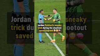 Pickford SNEAKY trick to save England 😳 football euro2024 [upl. by Enidlareg]