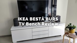 IKEA Besta Burs TV Bench Review [upl. by Ennahgiel]