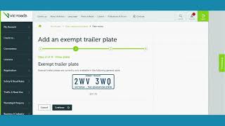 How to order your exempt trailer number plate online [upl. by Ioab]