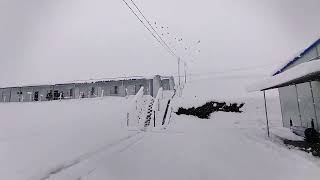 Heavy Snowfall at Polihali Dam A Rare Spring Wonderland in Mokhotlong [upl. by Swithbart]