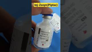 InjPiptazZosyn 45gm  Combination of piperacillin 4gm amp Tazobactam 05gm panicillinclass viral [upl. by Einallem241]