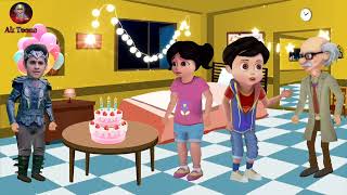 Birthday party balveer vir the boy robot vir boy robot wala cartoon video [upl. by Aiht]