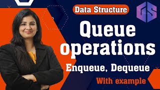 Lec47 Enqueue Dequeue amp other Operations on Queue  Data Structure [upl. by Dott]