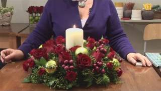 How To Design Christmas Candle Centerpieces [upl. by Coonan]