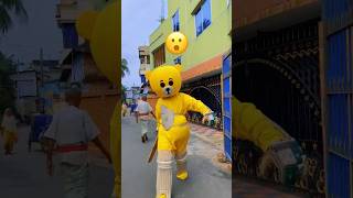 Teddy Bear Smartest🏏Batsman😮😂 teddybear cricket funnyvideo [upl. by Downall]