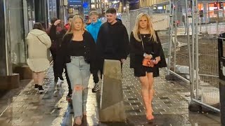 Glasgow Scotland Nightlife Part 3  Sauchiehall Street [upl. by Ecenahs645]