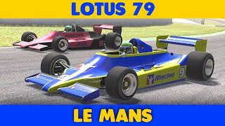 Lotus 79 at Le Mans  S3 2024 iRacing [upl. by Naired]