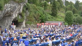 Chapelet du 15 août 2024 à Lourdes  Solennité de lAssomption [upl. by Nylisoj715]