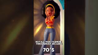 Royale high fashion throughout the decade royalehigh royalehighroblox roblox fyp [upl. by Airdni]