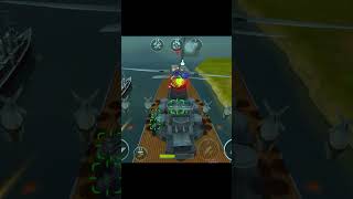 gunship battle backfire VS battleship yamato gameplay [upl. by Rosenzweig106]