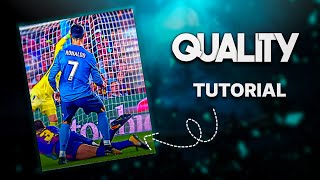 4k Quality Tutorial  Complete Guide  CC Preset [upl. by Sedecram]