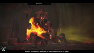 WoW Legion 73 Ingame Cinematic  Sargeras amp Aggramar [upl. by Ehpotsirhc]