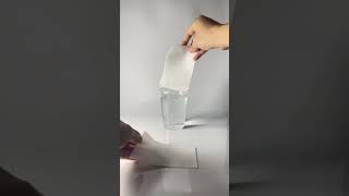 See how fast Cleanicor Laundry Detergent Sheet dissolves 👉laundrydetergent laundry laundryroutine [upl. by Eel492]