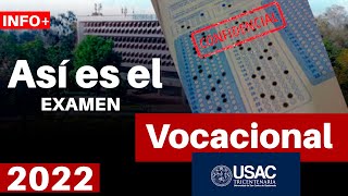 😱ASÍ es el VOCACIONAL USAC  TIPS  ADMISIONES USAC 2022 [upl. by Htebzil]