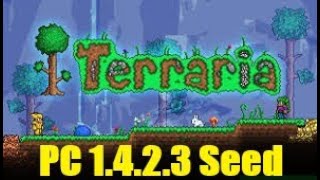 Terraria PC 1423 Ice Skates Seed [upl. by Airdnax]