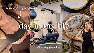 MÓJ TRENING POŚLADKÓW🍑 PRZEGLĄD NOWEJ KOLEKCJI GYM GLAMOUR🛍️  DAILY VLOG [upl. by Rehpotirhc]