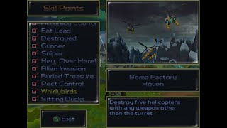 Ratchet and Clank planet Hoven Skill Point Whirlybirds [upl. by Zurek]