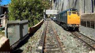 Stopping at all stations FULL cab ride tour of Ballan Parkway OO gauge layout [upl. by Auoz829]