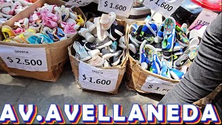 Av Avellaneda zapatillas a 1600 pesos y los precios del super [upl. by Nodarse454]