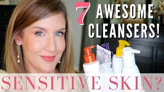 7 BEST Facial Cleansers For Sensitive Skin  Skincare Over 40 [upl. by Gretna917]