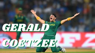 Gerald Coetzee Bowling  Wicket Compilation  Young South African Fast Bowler [upl. by Romie]